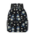 thumbnail image 1 of Yiaed Daisies Flowers Print School Backpack College Backpack Daypacks for Students High School Spacious and Durable Daypack for Work and Travel-One Size, 1 of 6