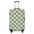 thumbnail image 1 of Yiaed Daisy Plaid Green Print Travel Luggage Cover Suitcase Protector Fits 18-32 Inch Luggage Wheel Covers Patterned Elastic Luggage Anti-scratch（No luggage）-Small, 1 of 5