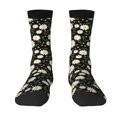 thumbnail image 1 of Yiaed Daisy Print Great elasticity Crew Socks Sports socks for Men and Women, 1 of 5