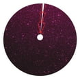 thumbnail image 1 of Yiaed Dark Purple Glitter Print Christmas Tree Skirt , Tree SkirtsTree Mat for Christmas Winter Holiday Indoor Decorations-30", 1 of 7