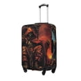 thumbnail image 1 of Yiaed Dark Skull King Throne Print Travel Luggage Cover Suitcase Protector Covers Elastic Luggage Anti-scratch(No luggage included）-, 1 of 7