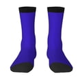 thumbnail image 1 of Yiaed Darkblue Print Great elasticity Crew Socks Sports socks for Men and Women, 1 of 5