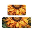 thumbnail image 1 of Yiaed Deep Yellow Colorful Sunflower Kitchen Rugs Sets of 2 Kitchen Mats Cushioned Anti Fatigue Kitchen Rug Tapetes Para Cocina for Sink,Laundry Room, 1 of 6