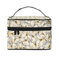 thumbnail image 1 of Yiaed Different Butterflys Print Makeup Bag Travel Cosmetic Bags for Women Girls Zipper Pouch Makeup Organizer, 1 of 1