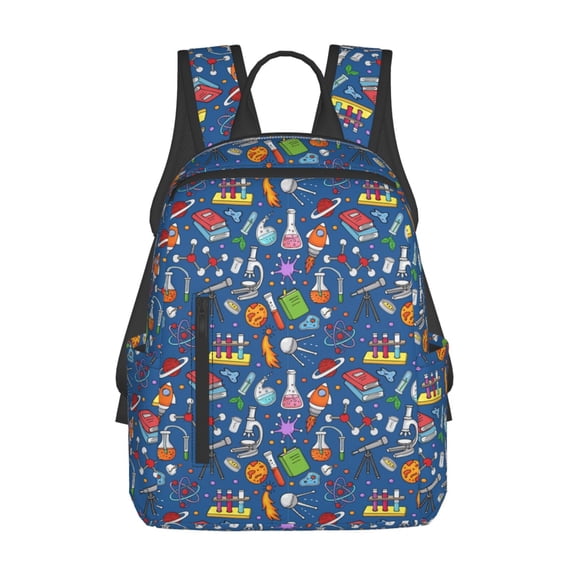 Yiaed Different Chemical Things Print Lightweight Backpack Travel Backpacks Hiking Daypack for Women Men