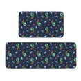 thumbnail image 1 of Yiaed Dinosaur Astronaut Kitchen Rugs Sets of 2 Kitchen Mats Cushioned Anti Fatigue Kitchen Rug Tapetes Para Cocina for Sink,Laundry Room, 1 of 6