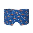 thumbnail image 1 of Yiaed Dinosaur Driving Print Sleep Mask Blackout - Soft Eye Cover for Sleeping with Adjustable Veclro Breathable Eye Blindfold for Night Nap Travel, 1 of 7