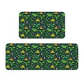 thumbnail image 1 of Yiaed Dinosaurs and Tropical Leaves and Flowers Kitchen Rugs Sets of 2 Kitchen Mats Cushioned Anti Fatigue Kitchen Rug Tapetes Para Cocina for Sink,Laundry Room, 1 of 6
