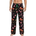 thumbnail image 1 of Yiaed Disco Mirror Ball Print Men's Lounge Pants, Loose PJ Bottoms, Long Pajama Pants for Men-XX-Large, 1 of 5