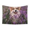 thumbnail image 1 of Yiaed Dog in Lavender Flowers Print Dog Blankets-Cat Blanket Washable for Couch Protection,Puppy Blanket, Soft Plush Reversible Throw Furniture Protector-Large, 1 of 8
