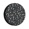 thumbnail image 1 of Yiaed Dog Paw Print Print Tire Wheel Cover, tire covers for trailers,rv wheel covers,rv tire covers, camper tire covers,tire covers for cars-15 inch, 1 of 6
