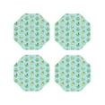 thumbnail image 1 of Yiaed Doggy In Bubble Bath Print Leather Coasters for Drinks - Cup Coasters Coffee Table Kitchen Table Bar, Home & Office Gifts Handmade Drink Coasters-Octagon, 1 of 6