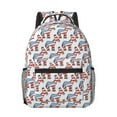 thumbnail image 1 of Yiaed Donkey Print School Backpack College Backpack Daypacks for Students High School Spacious and Durable Daypack for Work and Travel-One Size, 1 of 6