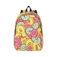 thumbnail image 1 of Yiaed Donut and Blue Print Backpack, Premium Laptop Backpack, Travel Backpack for Women, Lightweight Backpacks, Comfortable Back Pack-Medium, 1 of 1