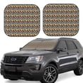 thumbnail image 1 of Yiaed Doodle Food Print Car Front Windshield Sun Shade,Foldable Anti-UV Car Sunshade for Front Window for Most Vehicles-Small, 1 of 5
