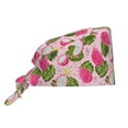 thumbnail image 1 of Yiaed Dragon Fruits Print Turban Hat for Women Men Comfortable Adjustable Cleaning Working Cap with Sweatband, 1 of 4