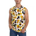 thumbnail image 1 of Yiaed Duck In Black Suit1 Print Men's Singlet Vests Summer Running Muscle Tank Tops Gym Undershirt Round Neck Sleeveless for man, 1 of 5