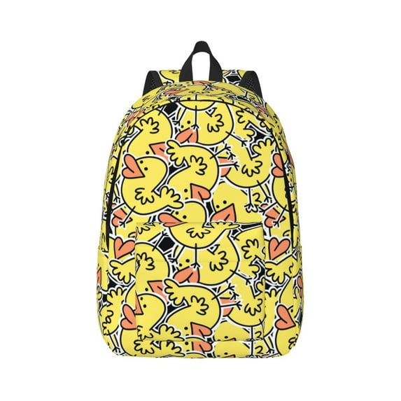 Yiaed Ducks Print Backpack, Premium Laptop Backpack, Travel Backpack for Women, Lightweight Backpacks, Comfortable Back Pack-Medium