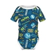thumbnail image 1 of Yiaed Dump Truck Print Infant Climbing Short Sleeve Onesie One-Piece Baby Bodysuit Clothes 0-12 Months -, 1 of 6