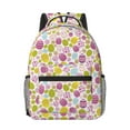 thumbnail image 1 of Yiaed Easter Egg Print School Backpack College Backpack Daypacks for Students High School Spacious and Durable Daypack for Work and Travel-One Size, 1 of 6