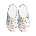 thumbnail image 1 of Yiaed Easter Egg3 Print Slippers Fuzzy Warm Cozy Slippers Non Slip House Slippers For Indoor Outdoor Slippers House Slippers-13, 1 of 7