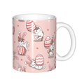 thumbnail image 1 of Yiaed Easter Rabbit Print Ceramics Coffee,Large Handle Design,Extra Large Tea and Coffee Cup for Office and Home Mugs, 1 of 6