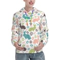 thumbnail image 1 of Yiaed Easter Rabbit Print Womens Casual Hoodies Crew Neck Long Sleeve Sweatshirts With Pocket Pullover Tops Women's Hooded Sweatshirt-X-Large, 1 of 5
