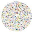 thumbnail image 1 of Yiaed Education And Science Print Christmas Tree Skirt , Tree SkirtsTree Mat for Christmas Winter Holiday Indoor Decorations-48", 1 of 7
