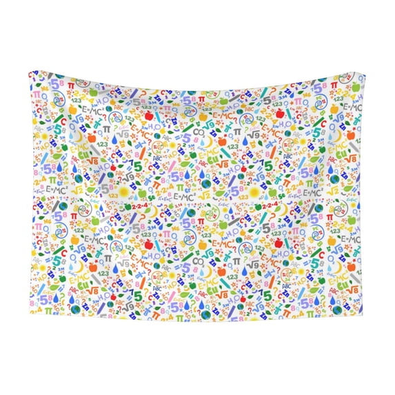 Yiaed Education And Science Print Dog Blankets-Cat Blanket Washable for Couch Protection,Puppy Blanket, Soft Plush Reversible Throw Furniture Protector-Small