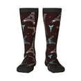thumbnail image 1 of Yiaed Eiffel Tower Print Great elasticity Adult Stockings Sports socks for Men and Women, 1 of 6