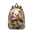 thumbnail image 1 of Yiaed Elegant Cute Panda Sunflower Print Backpack, Premium Laptop Backpack, Travel Backpack for Women, Lightweight Backpacks, Comfortable Back Pack-Small, 1 of 5