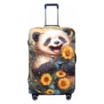 thumbnail image 1 of Yiaed Elegant Cute Panda Sunflower Print Travel Luggage Cover Suitcase Protector Fits 18-32 Inch Luggage Wheel Covers Patterned Elastic Luggage Anti-scratch（No luggage）-X-Large, 1 of 5