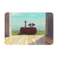 thumbnail image 1 of Yiaed Elehpant And A Giraffe Looking At The Sea Print Flannel Doormat Mat Outdoor Indoor Door Mats,Welcome Matt Outdoor Front Door Mat Doormat Outdoor Mat Outdoor Mat,16"x24", 1 of 7