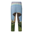 thumbnail image 1 of Yiaed Elephant Dog Print Teenagers' Lounge Pants, Loose PJ Bottoms, Long Pajama Pants for Men-XS(5-6), 1 of 6