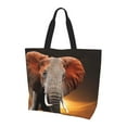 thumbnail image 1 of Yiaed Elephant Sunset in Kenya Print Handbag for Women Tote Purse Shoulder Bag Large Fashion Hobo Purse Handbag Shopping Tote, 1 of 5
