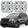 thumbnail image 1 of Yiaed Elephant Tree Print Car Front Windshield Sun Shade,Foldable Anti-UV Car Sunshade for Front Window for Most Vehicles-Large, 1 of 5
