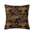 thumbnail image 1 of Yiaed Embroidery Chicken Rooster And Sunflowers Print Pillow Covers Super Soft Decorative Square Throw Pillow Covers Case Cushion Covers for Sofa Couch Bedroom Car Decor（No pillow core）-26"x26", 1 of 7