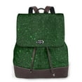 thumbnail image 1 of Yiaed Emerald Green Sparkling Print Laptop Backpack for Women Slim Computer Bag Work Travel College Backpack Purse Fits 14 Inch Notebook, 1 of 4
