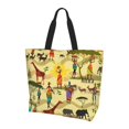 thumbnail image 1 of Yiaed Ethnic African Print Handbag for Women Tote Purse Shoulder Bag Large Fashion Hobo Purse Handbag Shopping Tote, 1 of 5