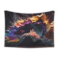 thumbnail image 1 of Yiaed Explosive Fluid Splash Art Print Dog Blankets-Cat Blanket Washable for Couch Protection,Puppy Blanket, Soft Plush Reversible Throw Furniture Protector-Large, 1 of 8