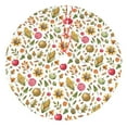 thumbnail image 1 of Yiaed Fall Fruits And Vegetables Print Christmas Tree Skirt , Tree SkirtsTree Mat for Christmas Winter Holiday Indoor Decorations-30", 1 of 7