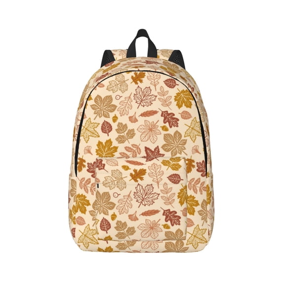 Yiaed Fall Leaves Print Backpack, Premium Laptop Backpack, Travel Backpack for Women, Lightweight Backpacks, Comfortable Back Pack-Medium