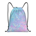 thumbnail image 1 of Yiaed Fantasy Gradient Print Drawstring Bags Drawstring Backpack Bulk String Back Pack Gym Sport Bag-Small, 1 of 5