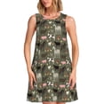 thumbnail image 1 of Yiaed Farm Animals Print Women's Sleeveless Dress, Loose Fit Summer Dress, Casual Sleeveless Dress for Women, 1 of 7