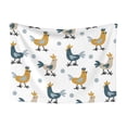 thumbnail image 1 of Yiaed Farm Roosters Print Dog Blankets-Cat Blanket Washable for Couch Protection,Puppy Blanket, Soft Plush Reversible Throw Furniture Protector-Large, 1 of 8