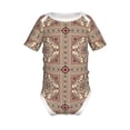 thumbnail image 1 of Yiaed Fashion Tatreez1 Print Infant Climbing Short Sleeve Onesie One-Piece Baby Bodysuit Clothes 0-12 Months -2 Years, 1 of 6