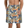 thumbnail image 1 of Yiaed Fashionable Paisley Print Men's Swim Trunks with Lining Quick Dry Sports Shorts Beach Shorts Boardshorts-X-Large, 1 of 5