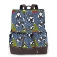thumbnail image 1 of Yiaed Festive Cats and Trees Print Laptop Backpack for Women Slim Computer Bag Work Travel College Backpack Purse Fits 14 Inch Notebook, 1 of 4