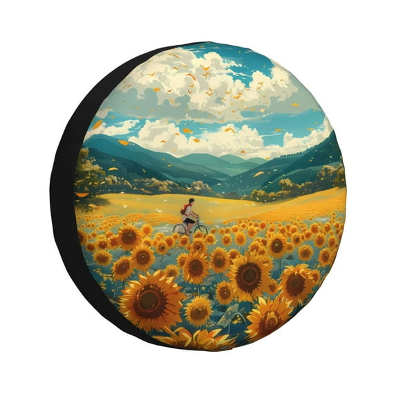 Yiaed Field Style Bicycle Young Sunflower 标题-16 inch