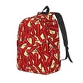 thumbnail image 1 of Yiaed Fire Extinguisher Print Print Laptop Backpack Travel Canvas Backpack Vintage Aesthetic Backpack for School Knapsack Backpack Backpack for School-, 1 of 5